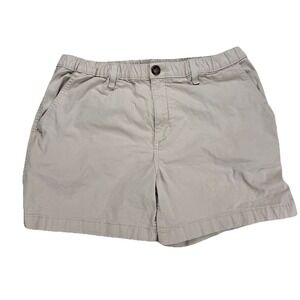 Chubbies Shorts Mens XL Beige Chino‎ Flat Front 5.5" Regular Fit Flap Pocket